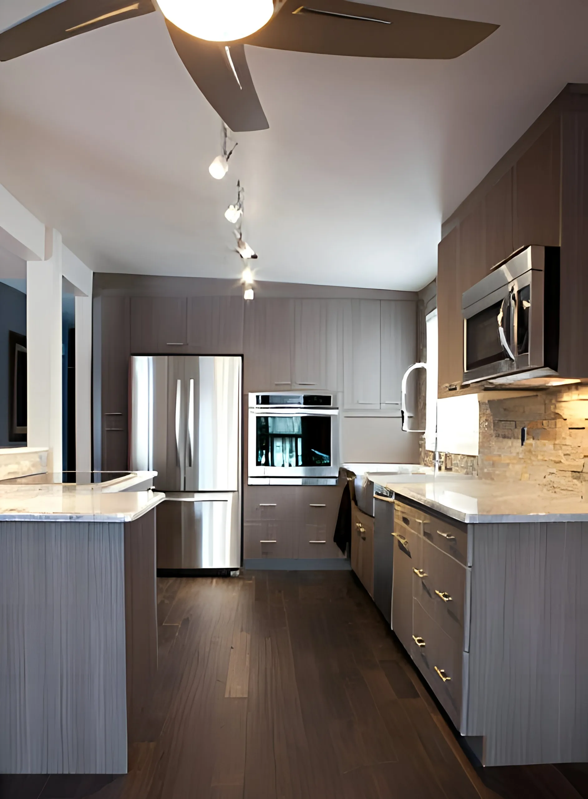 Kitchen after renovation by Dzala